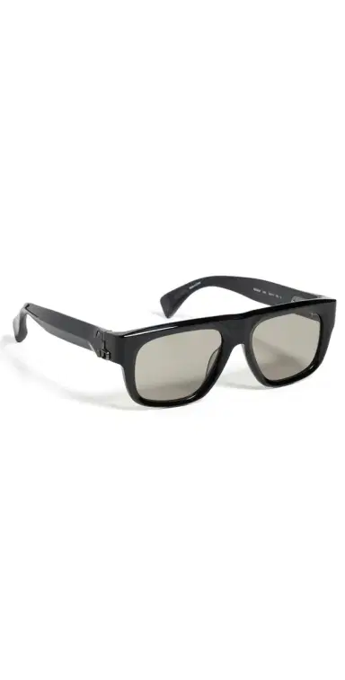 rag & bone Square Acetate Sunglasses Shiny Black One Size | Thumbnail 1 rag & bone Square Acetate Sunglasses Shiny Black One Size | Thumbnail 1