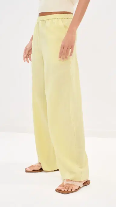 LE BOP Margot inen Wide eg Pants Honeydew | Thumbnail 4 LE BOP Margot inen Wide eg Pants Honeydew | Thumbnail 4