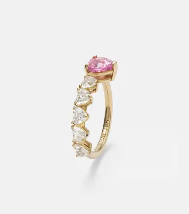 SHAY JEWELRY 18kt gold ring with sapphire and diamonds | Thumbnail 2 SHAY JEWELRY 18kt gold ring with sapphire and diamonds | Thumbnail 2