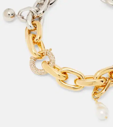 Rabanne XL Link embellished chain necklace | Thumbnail 3 Rabanne XL Link embellished chain necklace | Thumbnail 3