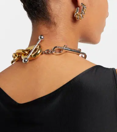 Rabanne XL Link embellished chain necklace | Thumbnail 5 Rabanne XL Link embellished chain necklace | Thumbnail 5