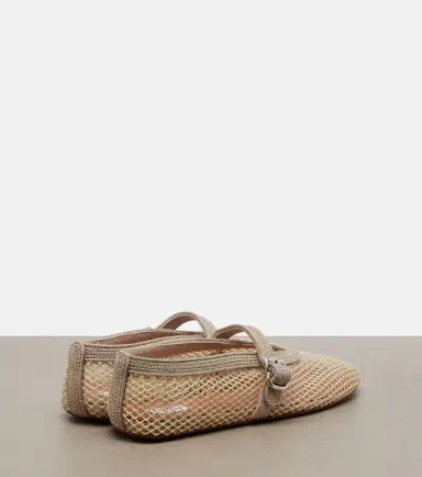 Alaïa Alaïa Fishnet Mary Jane flats | Thumbnail 4 Alaïa Alaïa Fishnet Mary Jane flats | Thumbnail 4