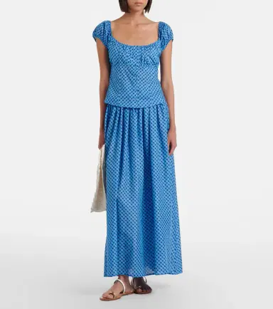Montce Millie plaid cotton maxi skirt | Thumbnail 2 Montce Millie plaid cotton maxi skirt | Thumbnail 2