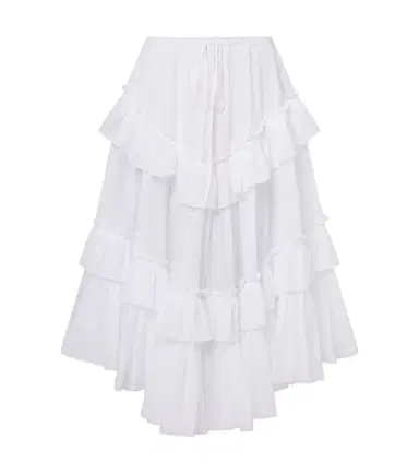 Chloe Chloé Cotton midi skirt | Thumbnail 1 Chloe Chloé Cotton midi skirt | Thumbnail 1