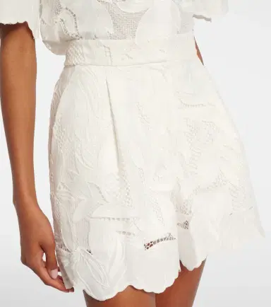 Erdem Embroidered mesh shorts | Thumbnail 5 Erdem Embroidered mesh shorts | Thumbnail 5