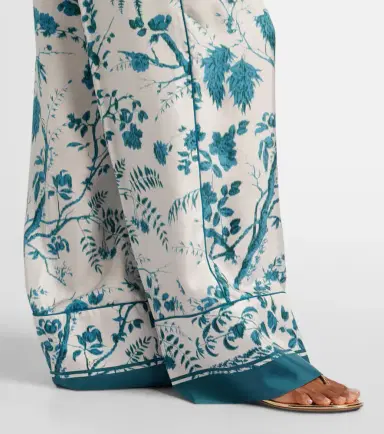 Erdem Floral silk pajama pants | Thumbnail 4 Erdem Floral silk pajama pants | Thumbnail 4
