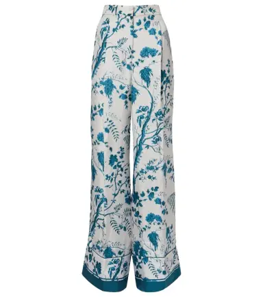 Erdem Floral silk pajama pants | Thumbnail 1 Erdem Floral silk pajama pants | Thumbnail 1