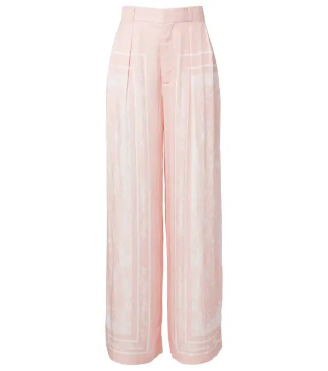 Printed satin palazzo pants Printed satin palazzo pants