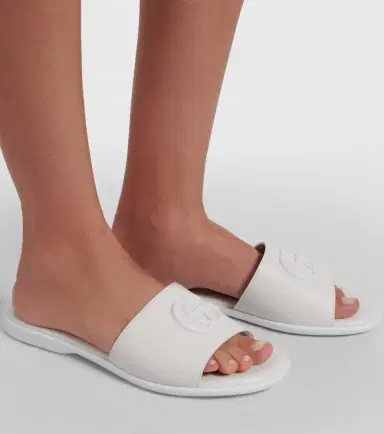 Gucci Double G leather slides | Thumbnail 5 Gucci Double G leather slides | Thumbnail 5