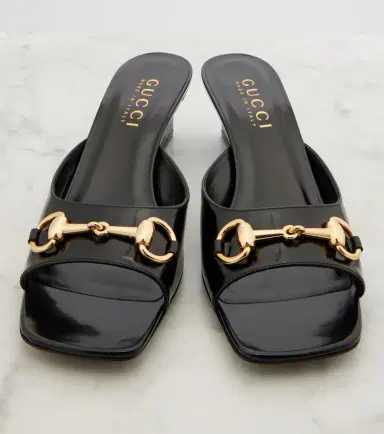 Gucci Signora Horsebit patent leather mules | Thumbnail 2 Gucci Signora Horsebit patent leather mules | Thumbnail 2