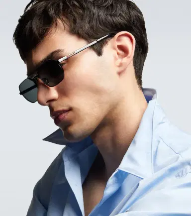 Prada Engraved rectangular sunglasses | Thumbnail 3 Prada Engraved rectangular sunglasses | Thumbnail 3