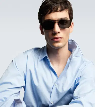 Prada Engraved rectangular sunglasses | Thumbnail 4 Prada Engraved rectangular sunglasses | Thumbnail 4