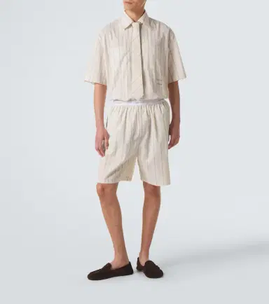Calvin Klein Collection Edward striped technical shorts | Thumbnail 4 Calvin Klein Collection Edward striped technical shorts | Thumbnail 4