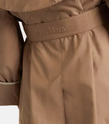 Max Mara Clara cotton-blend gabardine trench coat | Thumbnail 3 Max Mara Clara cotton-blend gabardine trench coat | Thumbnail 3