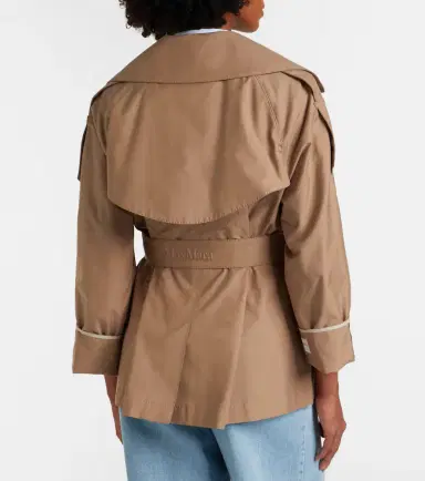 Max Mara Clara cotton-blend gabardine trench coat | Thumbnail 8 Max Mara Clara cotton-blend gabardine trench coat | Thumbnail 8