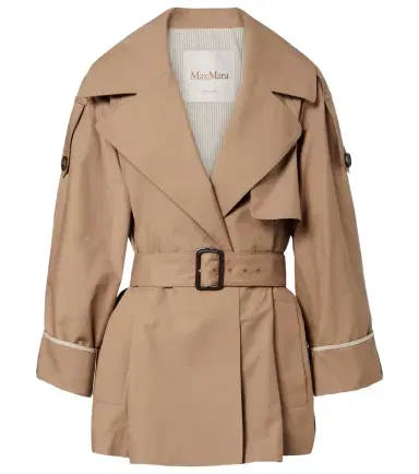 Max Mara Clara cotton-blend gabardine trench coat | Thumbnail 1 Max Mara Clara cotton-blend gabardine trench coat | Thumbnail 1
