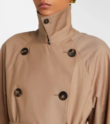 Max Mara Alessio cotton-blend gabardine trench coat | Thumbnail 3 Max Mara Alessio cotton-blend gabardine trench coat | Thumbnail 3