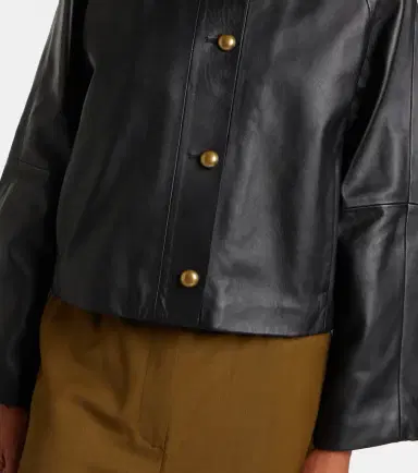Max Mara Bouquet leather jacket | Thumbnail 2 Max Mara Bouquet leather jacket | Thumbnail 2