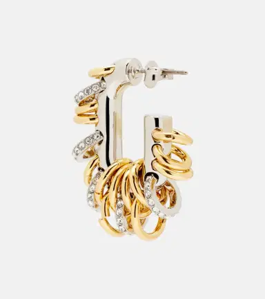 Rabanne Punk XL Link Small embellished earrings | Thumbnail 2 Rabanne Punk XL Link Small embellished earrings | Thumbnail 2