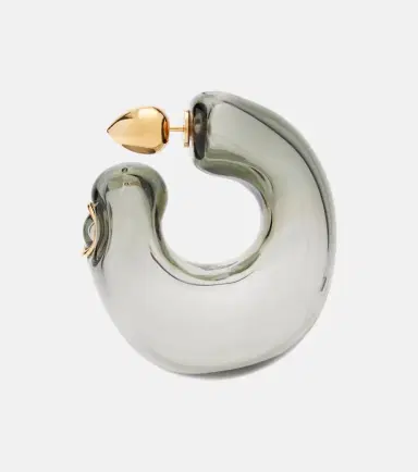 Alaïa Alaïa Bubble hoop earrings | Thumbnail 3 Alaïa Alaïa Bubble hoop earrings | Thumbnail 3