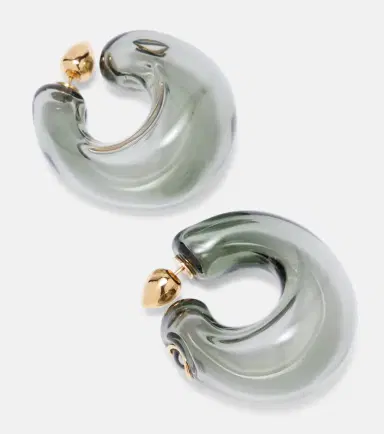 Alaïa Alaïa Bubble hoop earrings | Thumbnail 4 Alaïa Alaïa Bubble hoop earrings | Thumbnail 4