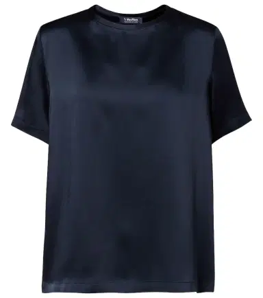 'S Max Mara 'S Max Mara Satin T-shirt | Thumbnail 1 'S Max Mara 'S Max Mara Satin T-shirt | Thumbnail 1