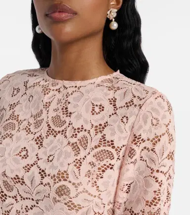 Self-Portrait Floral lace bodysuit | Thumbnail 3 Self-Portrait Floral lace bodysuit | Thumbnail 3