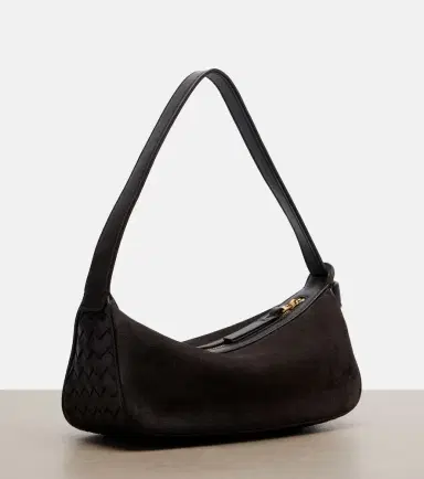 Bottega Veneta Nodo Intrecciato suede shoulder bag | Thumbnail 4 Bottega Veneta Nodo Intrecciato suede shoulder bag | Thumbnail 4