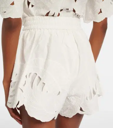 Zimmermann Mahon embroidered cotton shorts | Thumbnail 4 Zimmermann Mahon embroidered cotton shorts | Thumbnail 4