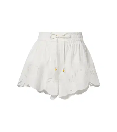 Zimmermann Mahon embroidered cotton shorts | Thumbnail 1 Zimmermann Mahon embroidered cotton shorts | Thumbnail 1
