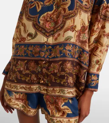 Zimmermann Aster printed silk shirt | Thumbnail 3 Zimmermann Aster printed silk shirt | Thumbnail 3