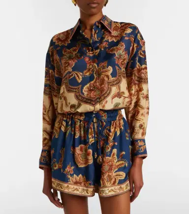 Zimmermann Aster printed silk shirt | Thumbnail 4 Zimmermann Aster printed silk shirt | Thumbnail 4