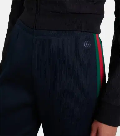 Gucci Web Stripe jersey capri pants | Thumbnail 3 Gucci Web Stripe jersey capri pants | Thumbnail 3