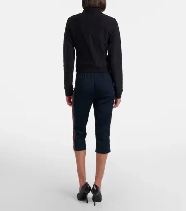 Gucci Web Stripe jersey capri pants | Thumbnail 4 Gucci Web Stripe jersey capri pants | Thumbnail 4