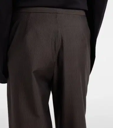 Gucci Pinstripe wool and mohair wide-leg pants | Thumbnail 5 Gucci Pinstripe wool and mohair wide-leg pants | Thumbnail 5