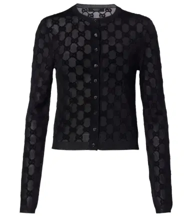 Gucci GG crêpe cardigan | Thumbnail 1 Gucci GG crêpe cardigan | Thumbnail 1