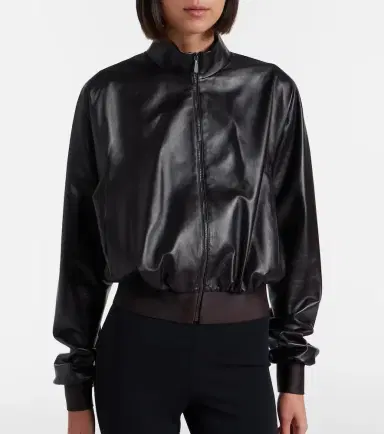 Gucci Leather bomber jacket | Thumbnail 4 Gucci Leather bomber jacket | Thumbnail 4