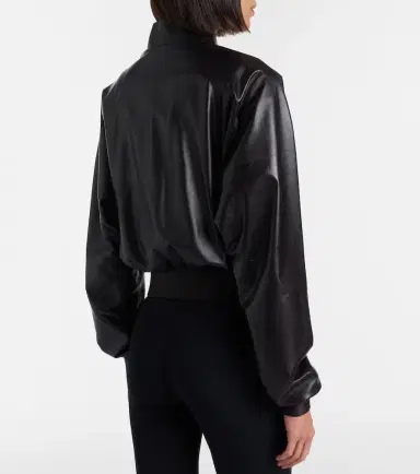 Gucci Leather bomber jacket | Thumbnail 6 Gucci Leather bomber jacket | Thumbnail 6