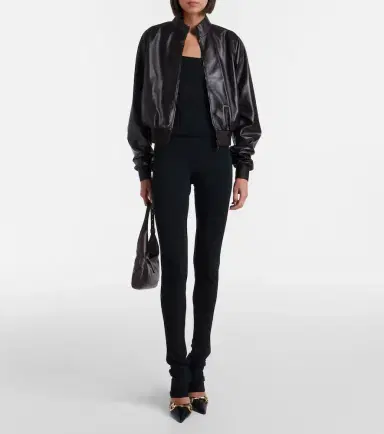 Gucci Leather bomber jacket | Thumbnail 7 Gucci Leather bomber jacket | Thumbnail 7