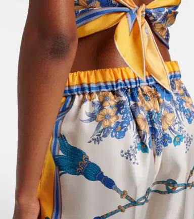 Gucci Floral silk twill Bermuda shorts | Thumbnail 3 Gucci Floral silk twill Bermuda shorts | Thumbnail 3
