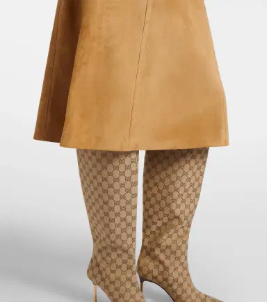 Gucci Embellished suede midi skirt | Thumbnail 2 Gucci Embellished suede midi skirt | Thumbnail 2