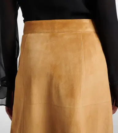 Gucci Embellished suede midi skirt | Thumbnail 4 Gucci Embellished suede midi skirt | Thumbnail 4