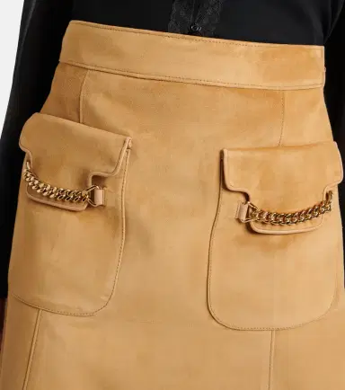 Gucci Embellished suede midi skirt | Thumbnail 6 Gucci Embellished suede midi skirt | Thumbnail 6