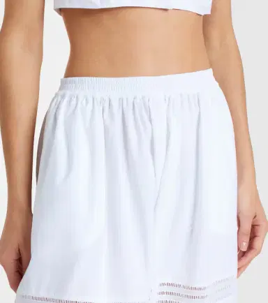 Alaïa Alaïa Cotton poplin wide-leg culottes | Thumbnail 2 Alaïa Alaïa Cotton poplin wide-leg culottes | Thumbnail 2