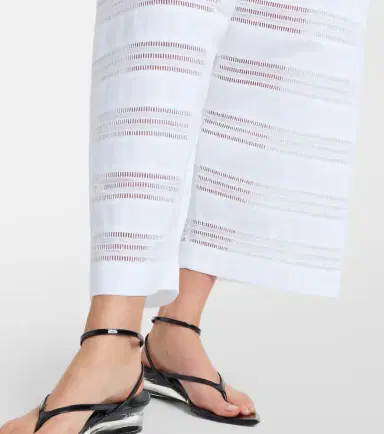 Alaïa Alaïa Cotton poplin wide-leg culottes | Thumbnail 6 Alaïa Alaïa Cotton poplin wide-leg culottes | Thumbnail 6