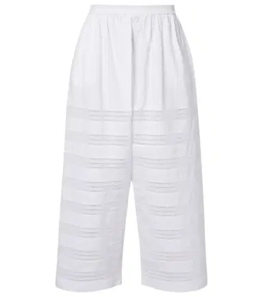 Alaïa Alaïa Cotton poplin wide-leg culottes | Thumbnail 1 Alaïa Alaïa Cotton poplin wide-leg culottes | Thumbnail 1