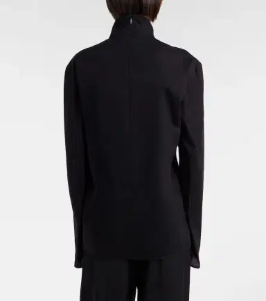 Gucci Cotton-blend poplin turtleneck top | Thumbnail 5 Gucci Cotton-blend poplin turtleneck top | Thumbnail 5