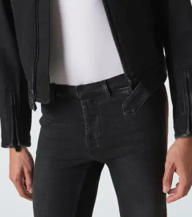 Gucci Web Stripe flared jeans | Thumbnail 3 Gucci Web Stripe flared jeans | Thumbnail 3