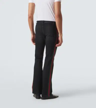 Gucci Web Stripe flared jeans | Thumbnail 4 Gucci Web Stripe flared jeans | Thumbnail 4