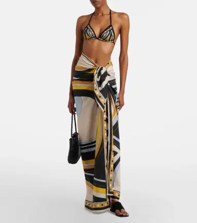 La DoubleJ Printed cotton beach cover-up | Thumbnail 2 La DoubleJ Printed cotton beach cover-up | Thumbnail 2